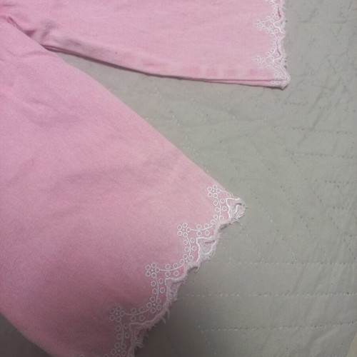 Jeans for girl 1-2 years like new with lace detail