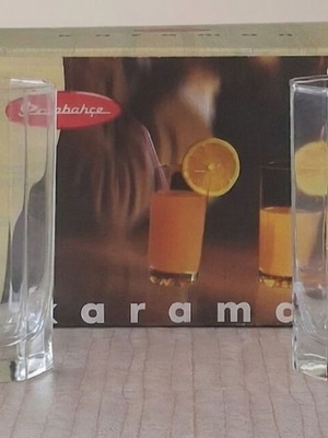 Paşabahçe glass set new, lead-free crystal