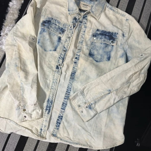 Denim shirt Bershka used, size L