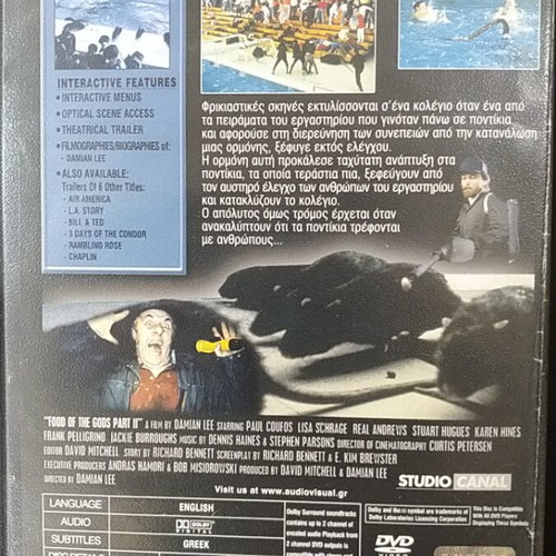 Food of the Gods Part 2 DVD like new with subtitles