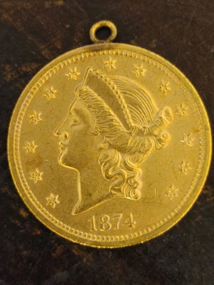 Geneve Piaget Horlogers Joailliers gold-plated medal like new