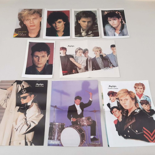 Duran Duran Posters used, pack of 25 double-page and 5 single from magazines