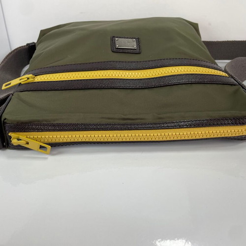 Dolce & Gabbana Canvas Messenger Bag like new, green