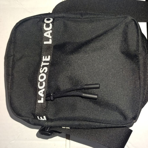 Lacoste crossbody bag like new, black