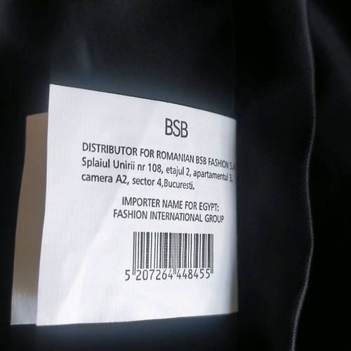 BSB Leather-Look Mini Skirt like new, black, biker style