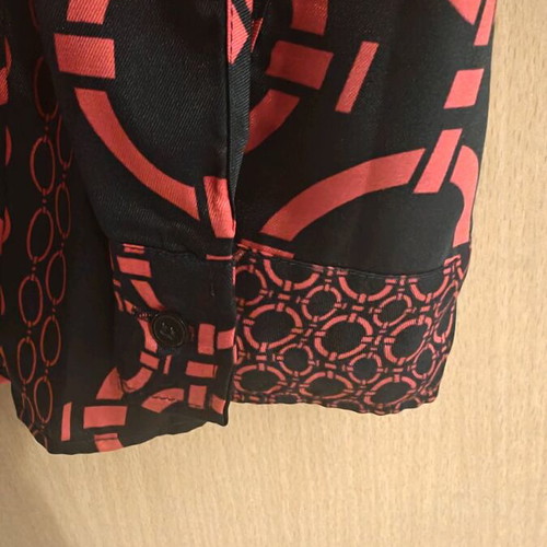 Blouse with patterns like new No 52, black and red