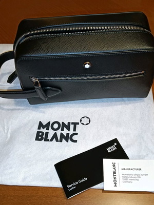Montblanc Νεσεσέρ Dopp Kit Μαύρο Καινούργιο Δερμάτινο