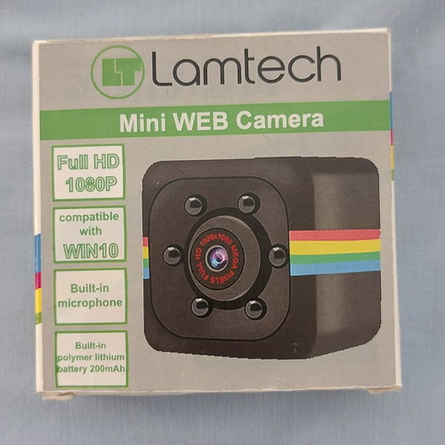 Lamtech Mini Web Camera Full HD 1080P with Microphone