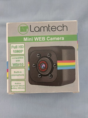 Lamtech Mini Web Camera Full HD 1080P with Microphone