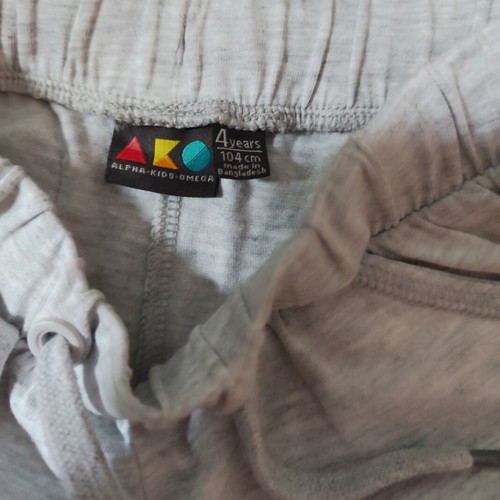 Name It and AKO girls' set like new, size 104 cm, grey and pink