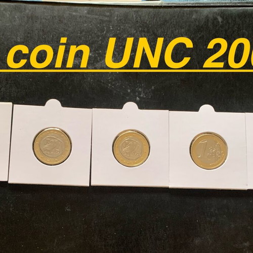 1 Euro Coin UNC 2002 Pack of 5 New