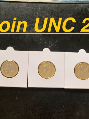1 ευρώ κέρμα UNC 2002 πακέτο 5 καινούργια
