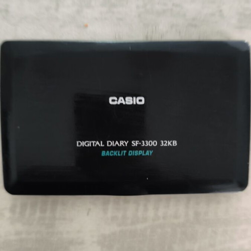 Casio digital diary SF-3300 used, vintage collectible