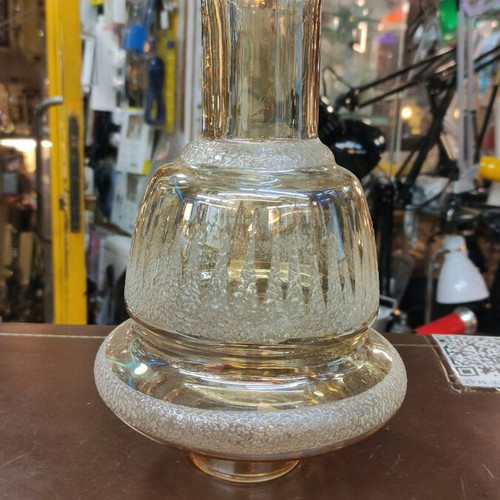 Replacement glass lamp shade 6Φ like new, height 27.5cm