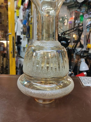 Replacement glass lamp shade 6Φ like new, height 27.5cm