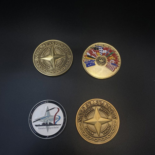 Challenge Coins NATO ESSM Seasparrow set like new