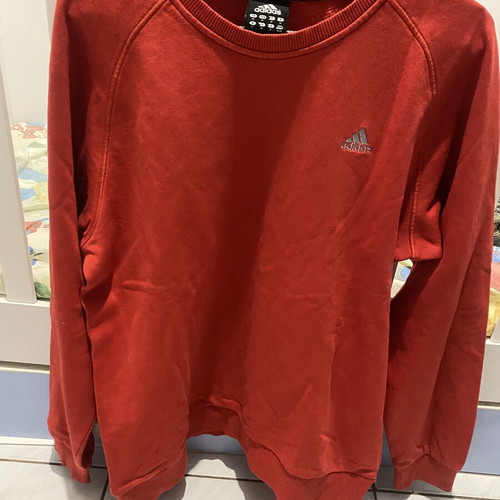Adidas sweatshirt like new, red, sizes M and L