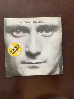 Phil Collins Face Value LP μεταχειρισμένο, ελληνική έκδοση 1981 gatefold