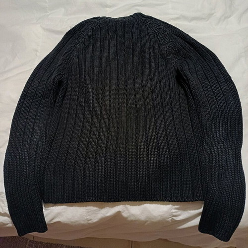 Zara knitted sweater size M like new, black