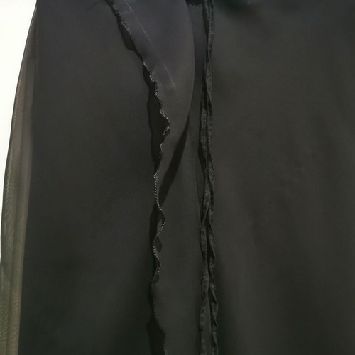 Black muslin skirt