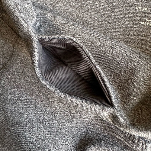 High-waisted leggings new gray with mesh details, size XS