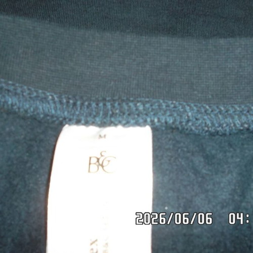 Sweatshirt B&C Safran size M like new, black and dark blue