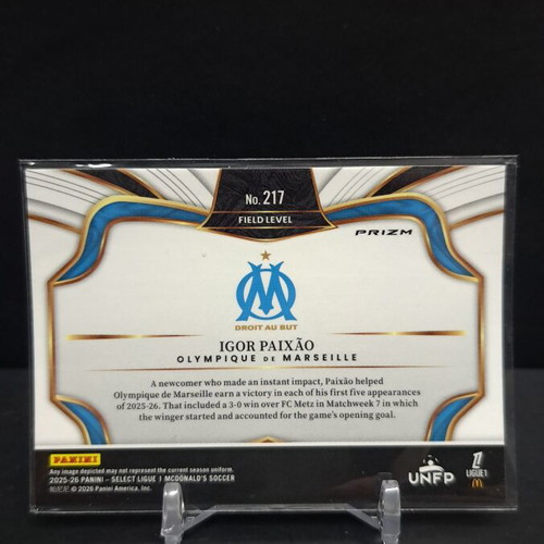 Select Ligue 1 2026 Igor Paixao RC Tricolore Wave Marseille card new