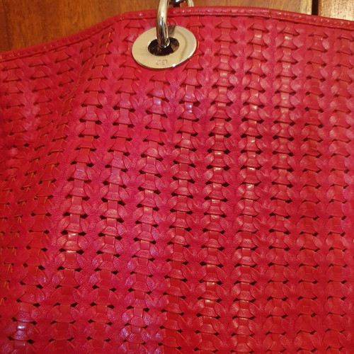 Book tote Dior large size, good as new, red