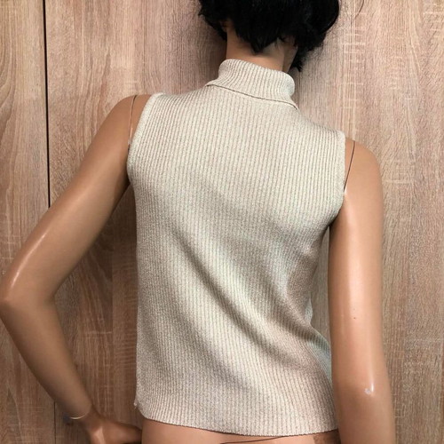 Blouse Made in Greece new, beige and gold