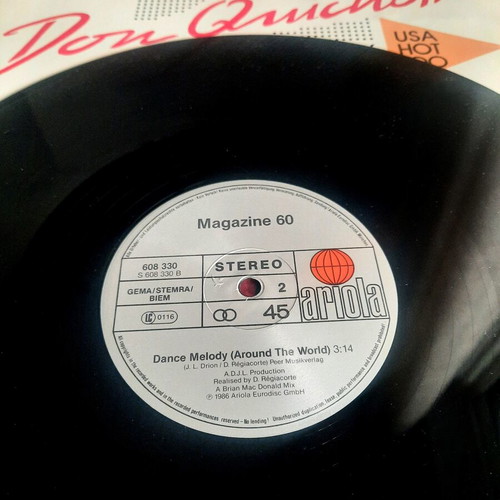 Magazine 60 Don Quichotte US-Remix 12" vinyl like new