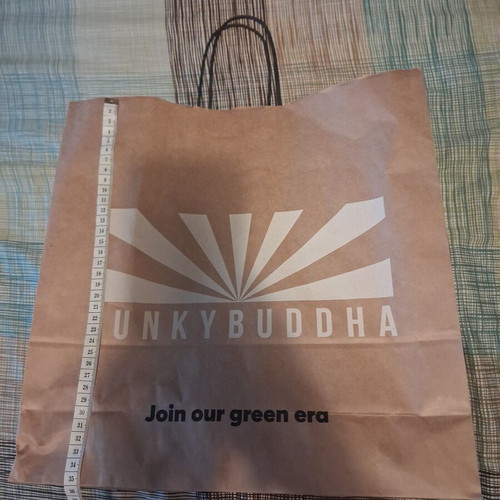Funky Buddha paper bag like new