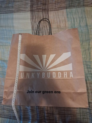 Funky Buddha paper bag like new