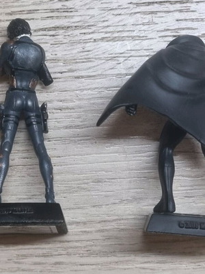 Φιγούρες Domino και Black Panther Marvel Eaglemoss ανακατασκευασμένες