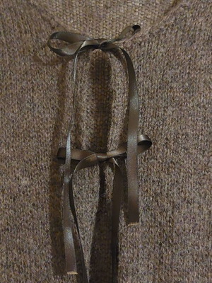Knitted cardigan new, brown, size M