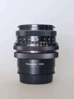 Carl Zeiss Jena Biometar 80mm f/2.8 MC used with Canon EF adapter