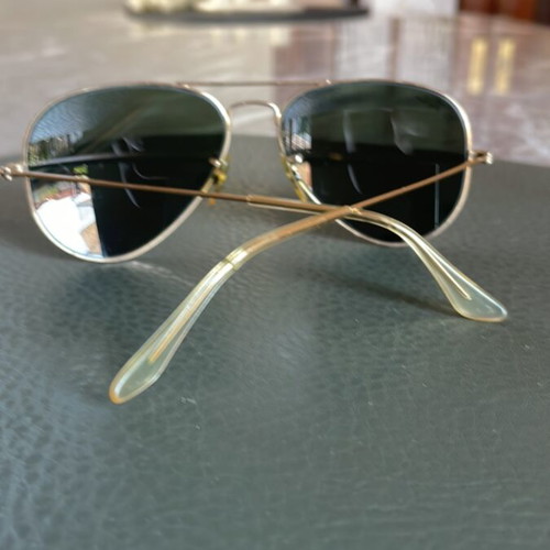 Ray Ban aviator sunglasses, vintage, gold