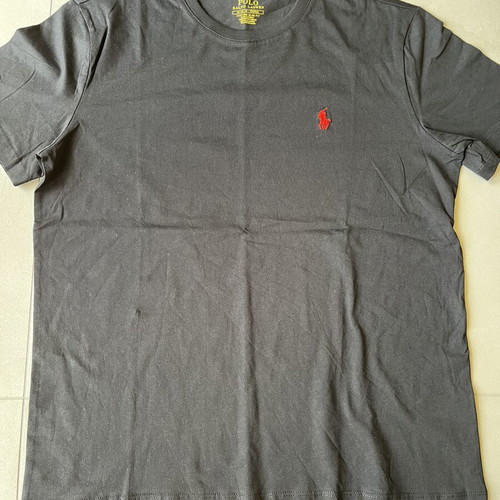 Polo Ralph Lauren tee new slim fit, black, size M