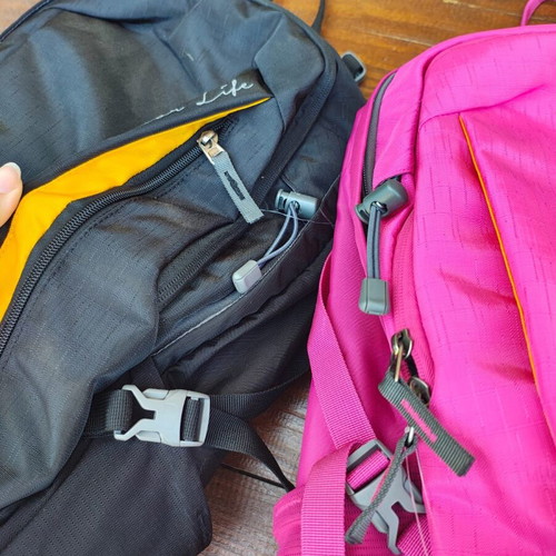 Colorlife Serpent 45 hiking backpack new, black and pink