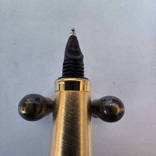 Parker IM Core Brushed Metal GT pen used