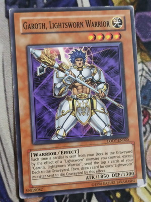 Garoth Lightsworn Warrior Effect Monster κάρτα σαν καινούργιο