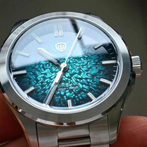 Watchdives WD0005B Ice Crack Automatic Seiko NH35 Men Watch new