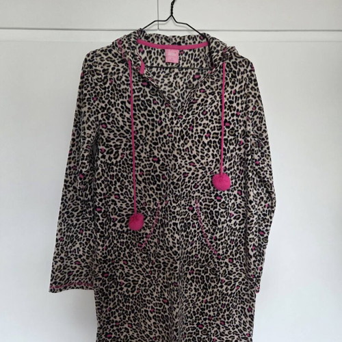 Leopard nightdress like new, brown and purple