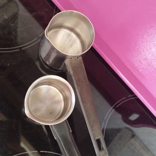 Briki set used, ideal for Greek coffee