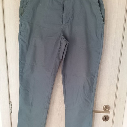Marks and Spencer men's office pants used, turquoise, size 34