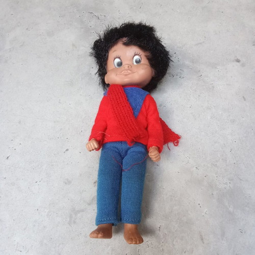 Sport Billy doll used from Lyra Toys, 1982 World Cup, 1980s