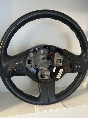 Δερμάτινο τιμόνι Fiat 500 07-15 σαν καινούργιο με χειριστήρια