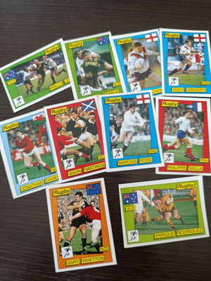 Panini Supersport 87 Rugby Sticker Pack, 10 different numbers