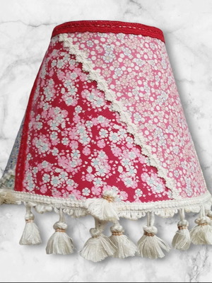 Φωτιστικό οροφής flowers patchwork χειροποίητο, διαστάσεις 35x25x15, E27