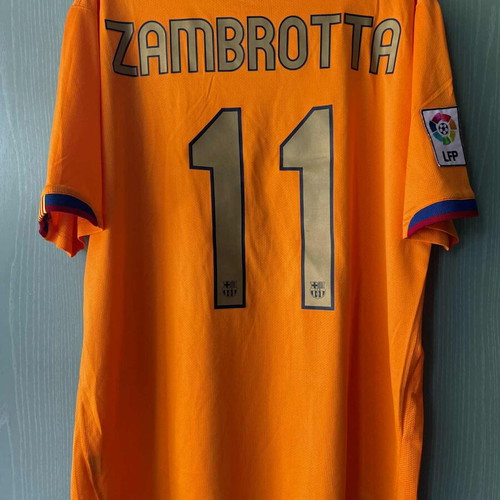 Zambrotta Barcelona jersey new, size large
