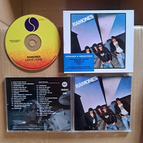 Ramones Leave Home CD преиздание ремастериран като нов
